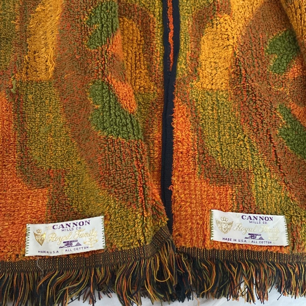 Vintage Cotton Towel Jacket - Picture 4 of 4